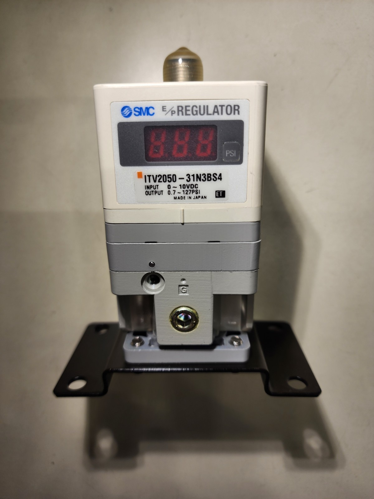 SMC ITV2050-31N3BS4 E/P REGULATOR PSI ELECTRO-PNEUMATIC (UNUSED)