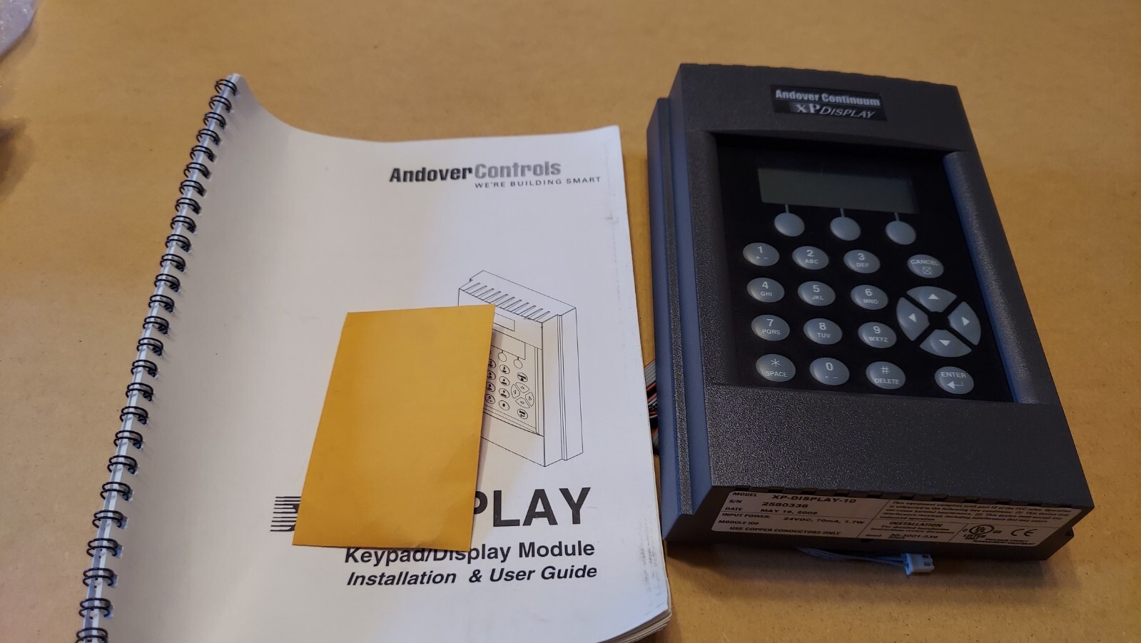 New TAC Andover Continuum XP-DISPLAY-10 Operator Interface Display NO BOX L@@K