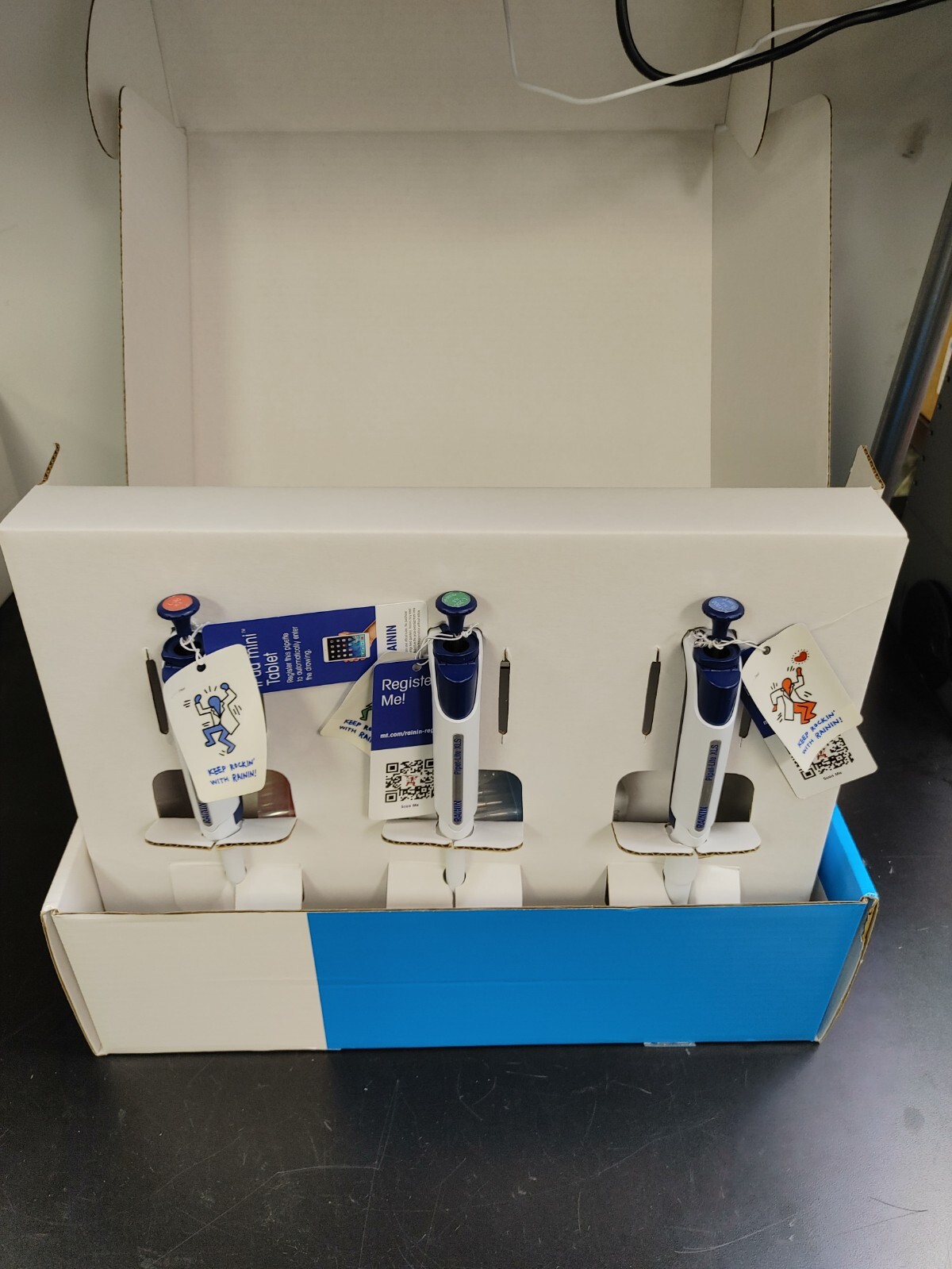 New METTLER TOLEDO RAININ Pipette Started Kit L-20 L-200 L-1000 XLS
