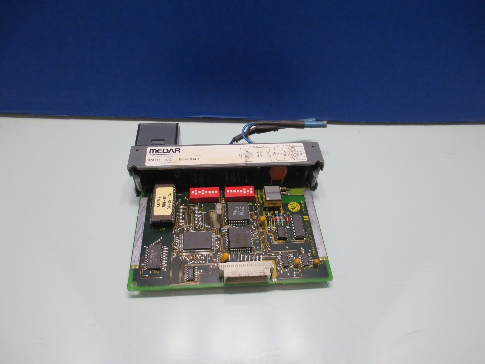 ALLEN BRADLEY CIRCUIT BOARD 917-0043 40845-202-51 CHG LTR F 1747-DCM IS147345