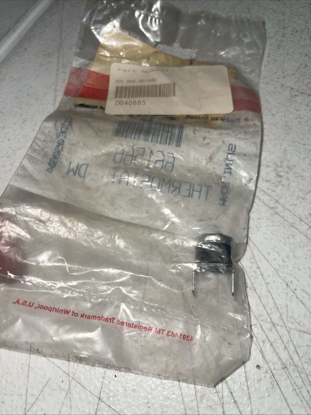 NOS FSP Whirlpool Kenmore Dishwasher Thermostat 661566 Q172