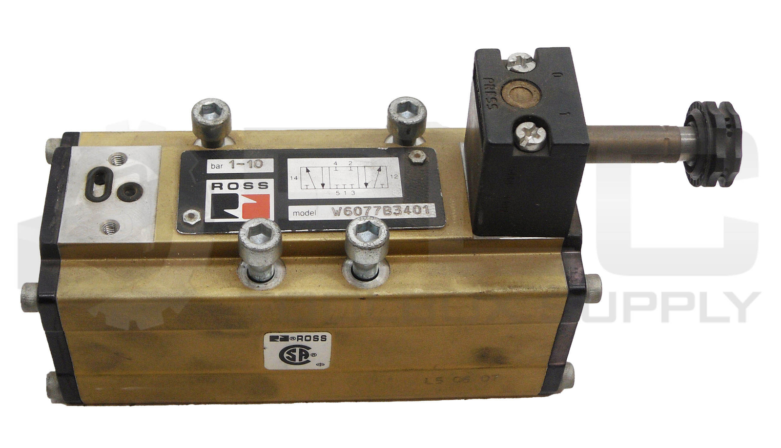 ROSS CONTROLS W6077B3401 SOLENOID VALVE BODY ONLY 1-10BAR *READ*