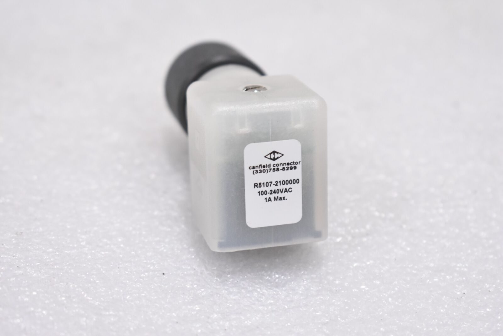 CANFIELD R5107-2100000 CONNECTOR, 100-240VAC, 1A