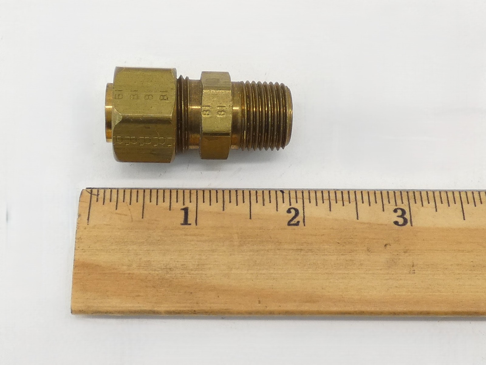 *Lot of 7* Parker Compression Tube Connector 1/2″ NPT – NEW Surplus!