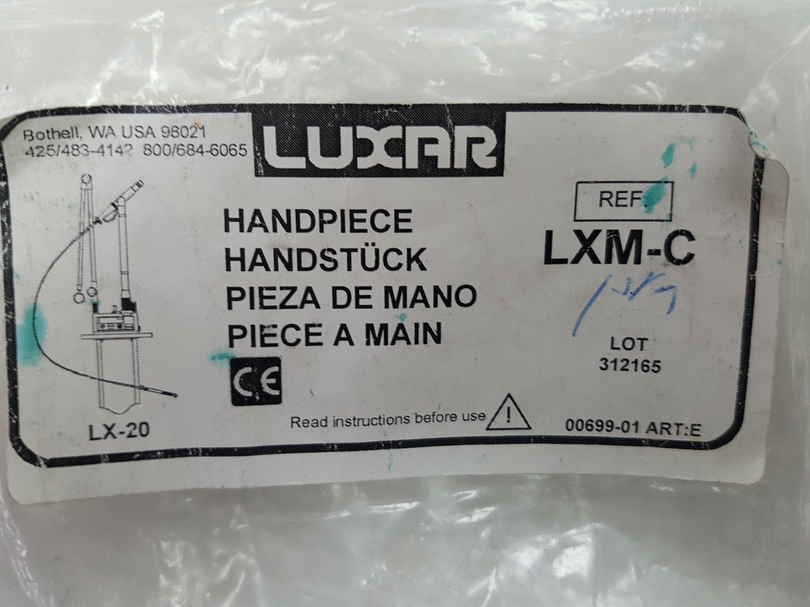 Luxar Handpiece LXM-C