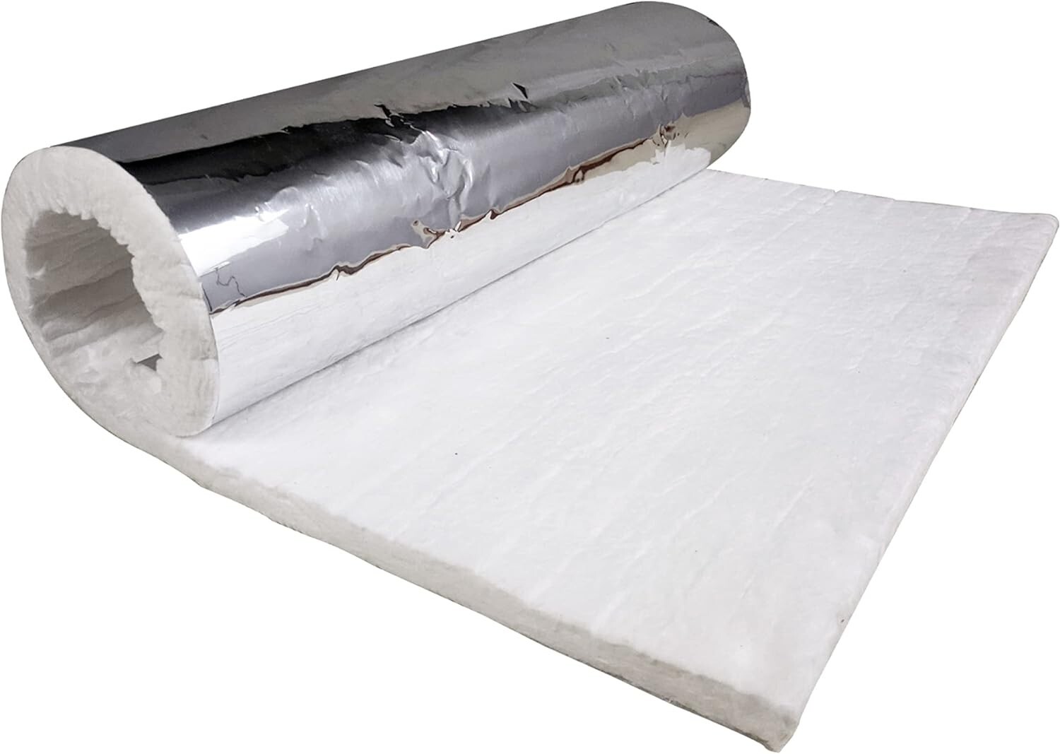 1″ Aluminium Foil Faced Ceramic Fiber Blanket Insulation 8# 2400F 24″ x 36″