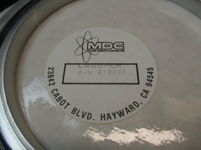 MDC VACUUM PRODUCTS L400-CR SEAL