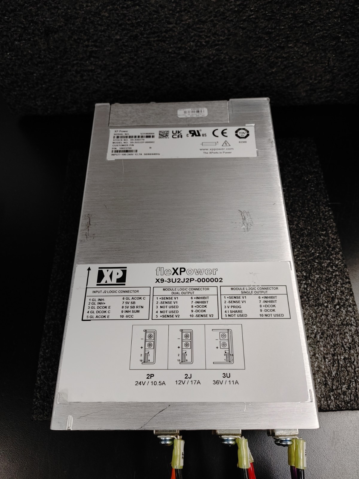 XP flexXPOWER X9-3U2J2P-000002 Fan Cooled Modular Power Supply