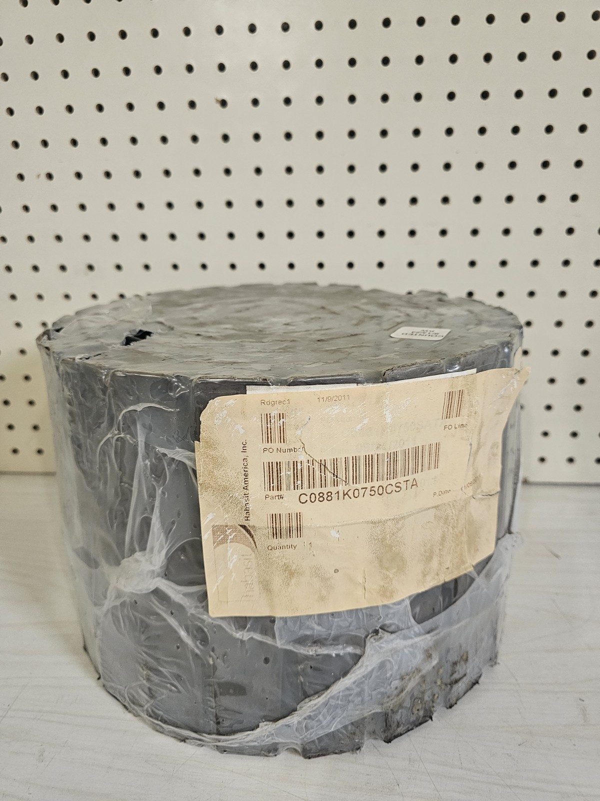 Habasit C0881K0750CSTA 881 Tab 7.5″ Carbon Steel Slat Top Chain – NEW 10′ Roll