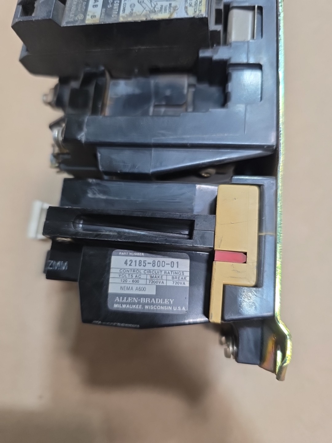 ALLEN BRADLEY 509-AOD /B STARTER SIZE 0 509-A0D 42185-800-01