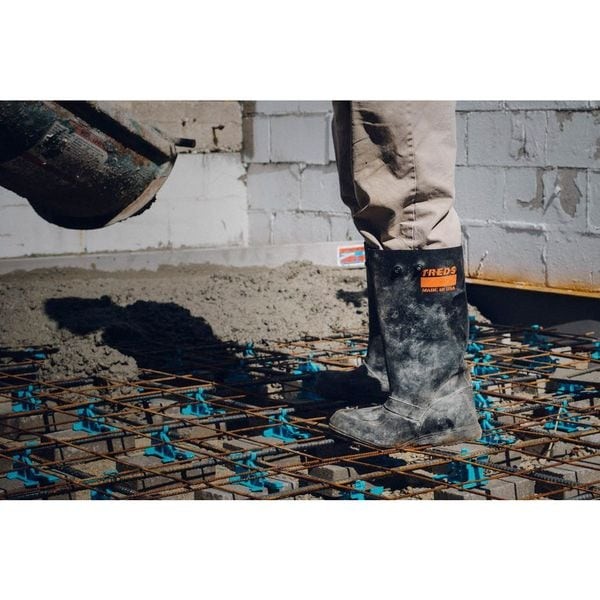 Treds Overboots 17851 Overboots, Plain Toe, 17 In Height, Snap Tab Closure,