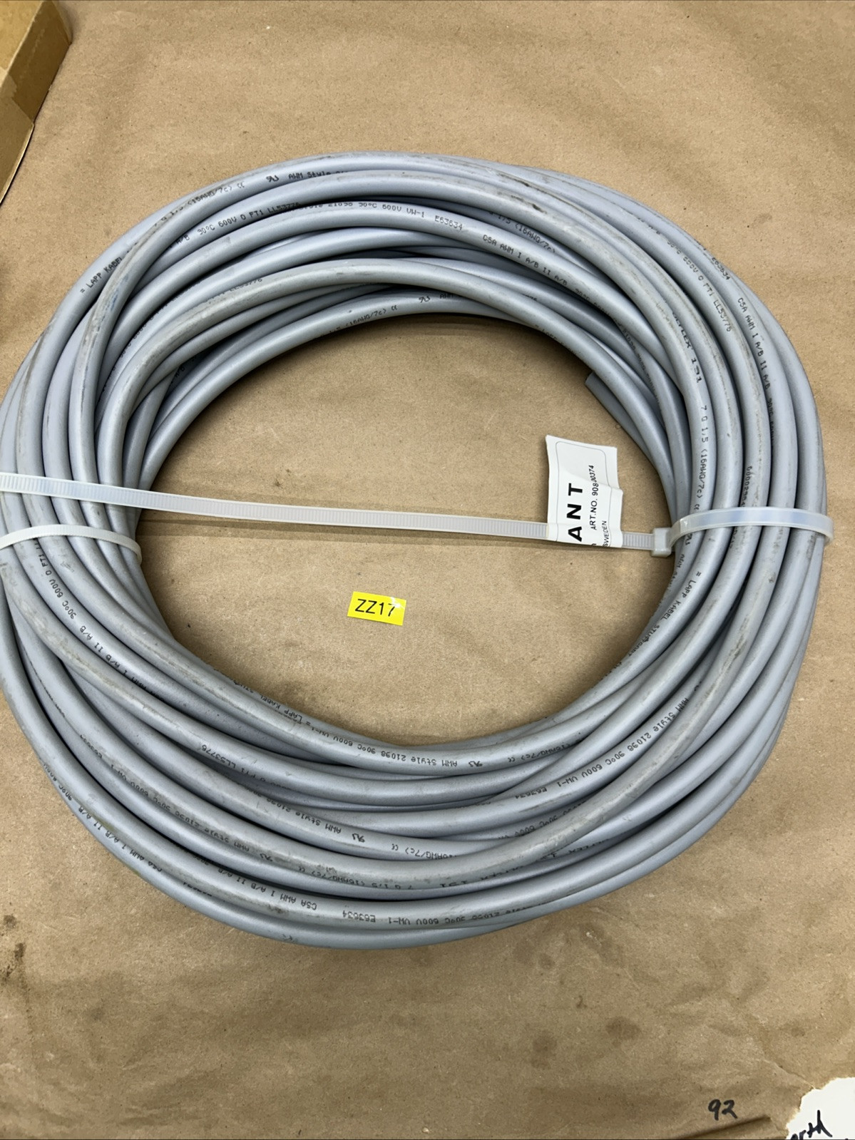 Lapp Kabels Olflex Sensor Cable 7G1,5 L-1000 600V VW-1 Fast Shipping!+Warranty