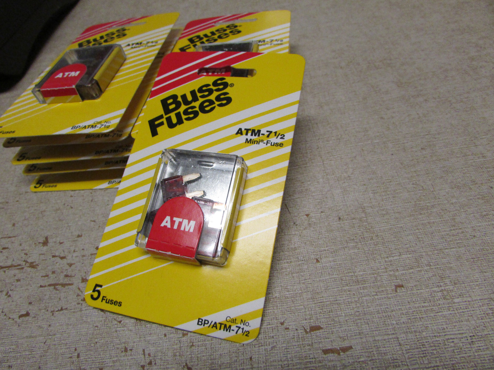 50 Buss mini fuses ATM 7.5 amp BP/ATM-7-1/2-RP Ten – 5 Packs