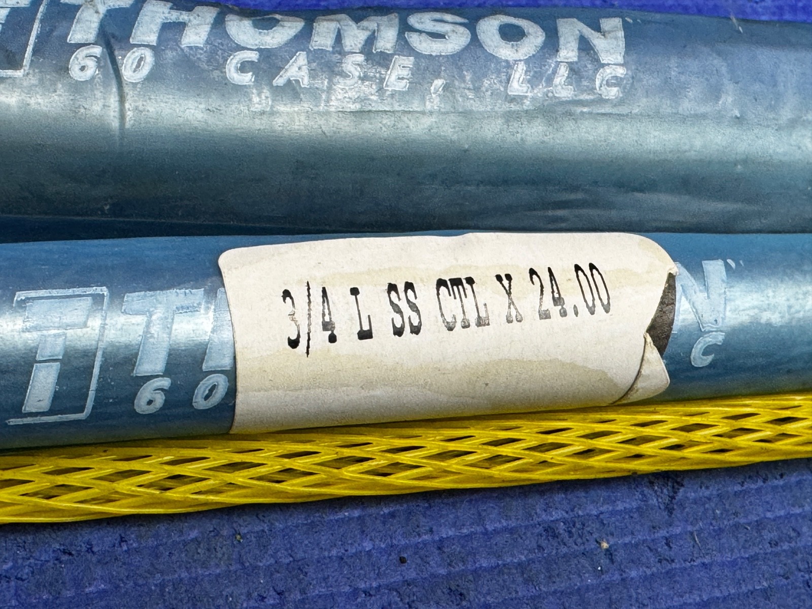 QTY 3 Thomson 24″ Long, 0.75 in Dia, L Class, 440 C Stainless Linear Race Shaft