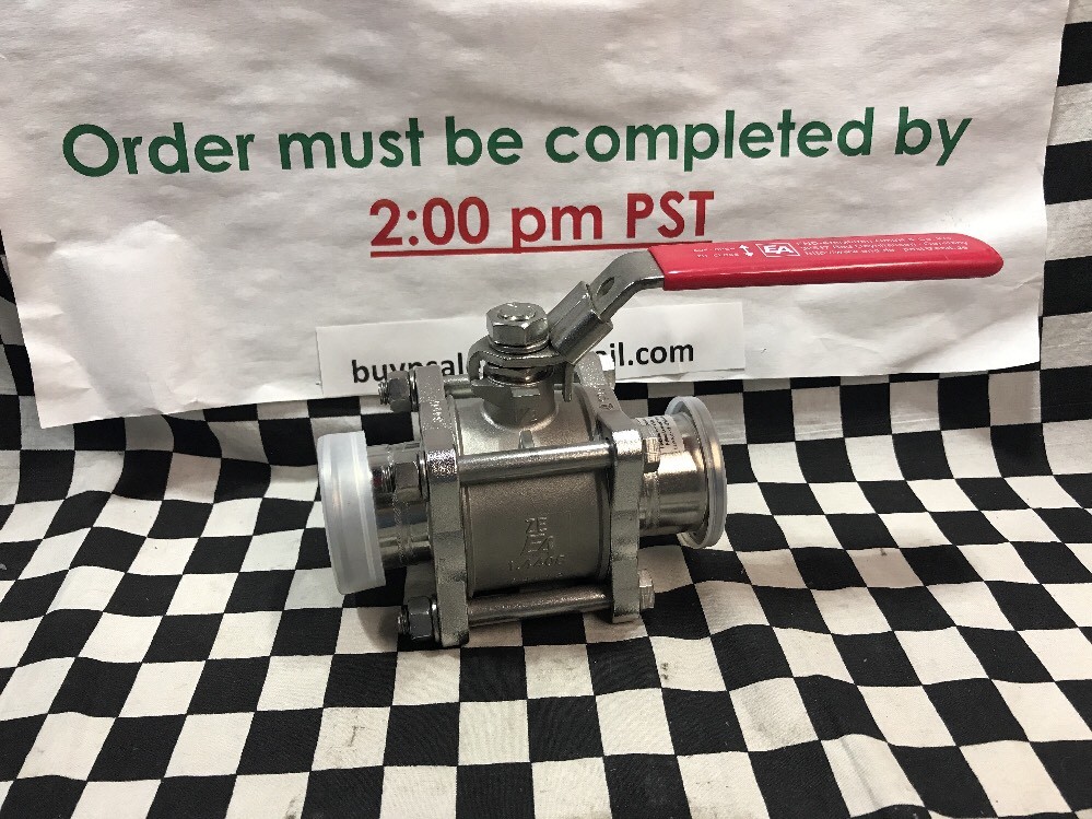 END-ARMATUREN 2 WAY MANUAL BALL VALVE KF-40, SHIPSAMEDAY #104B6