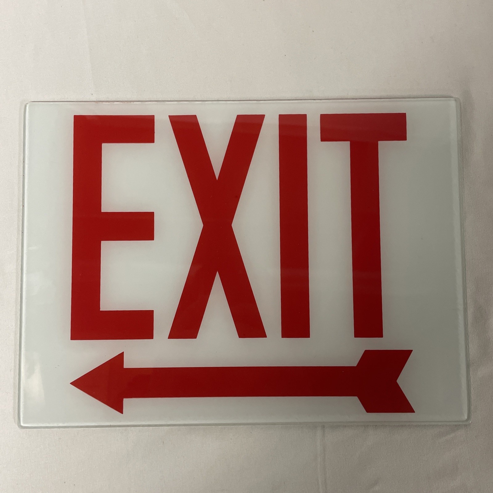 SURE-LITES CHX72ARL LED EMERGENCY INTEGRATED EXIT SIGN, EXIT LEFT