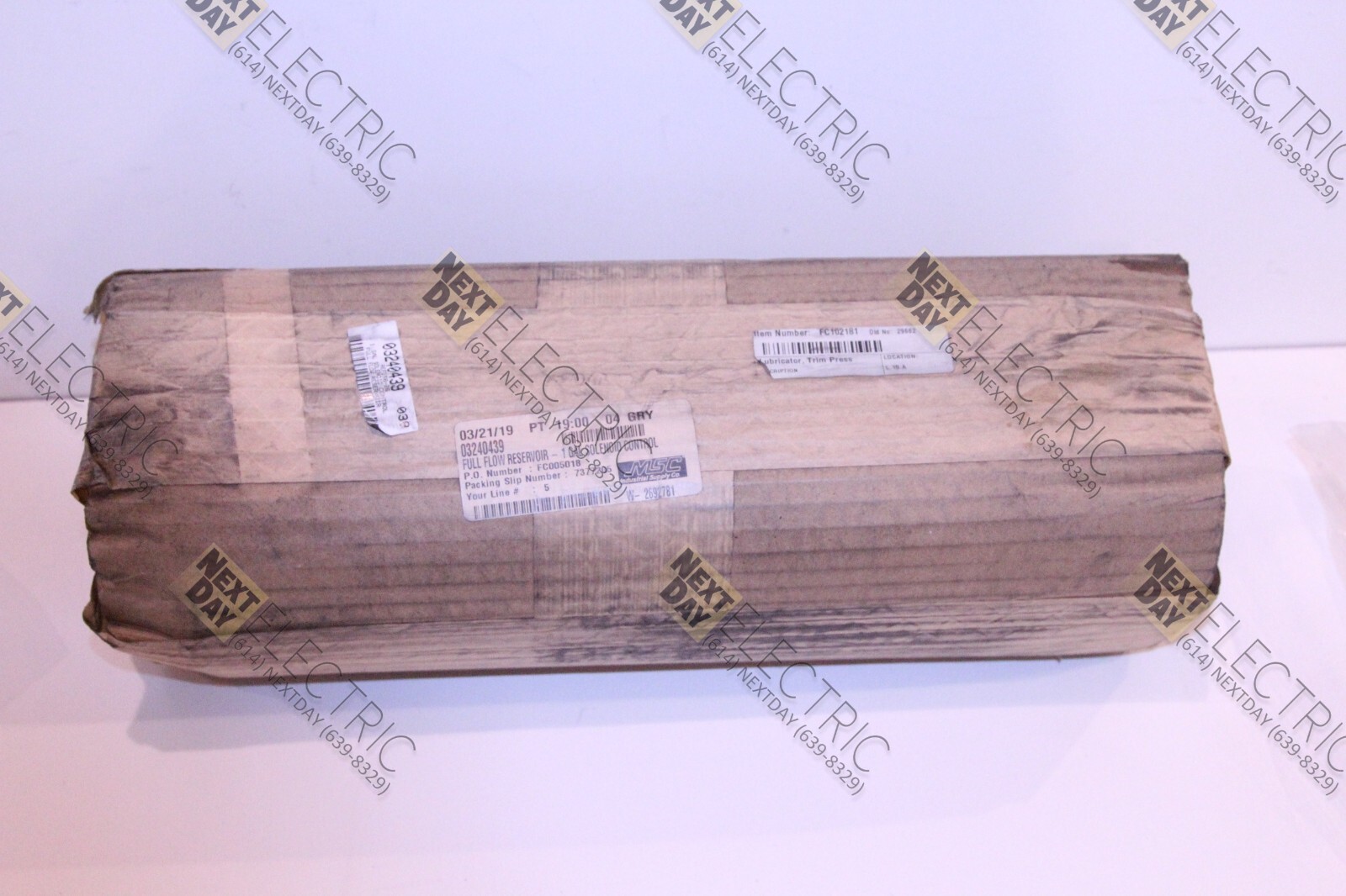 LDI Industries, 03240439, Acrylic Bowl 3.8L Electric Oil Reservoir Lubricator 1g