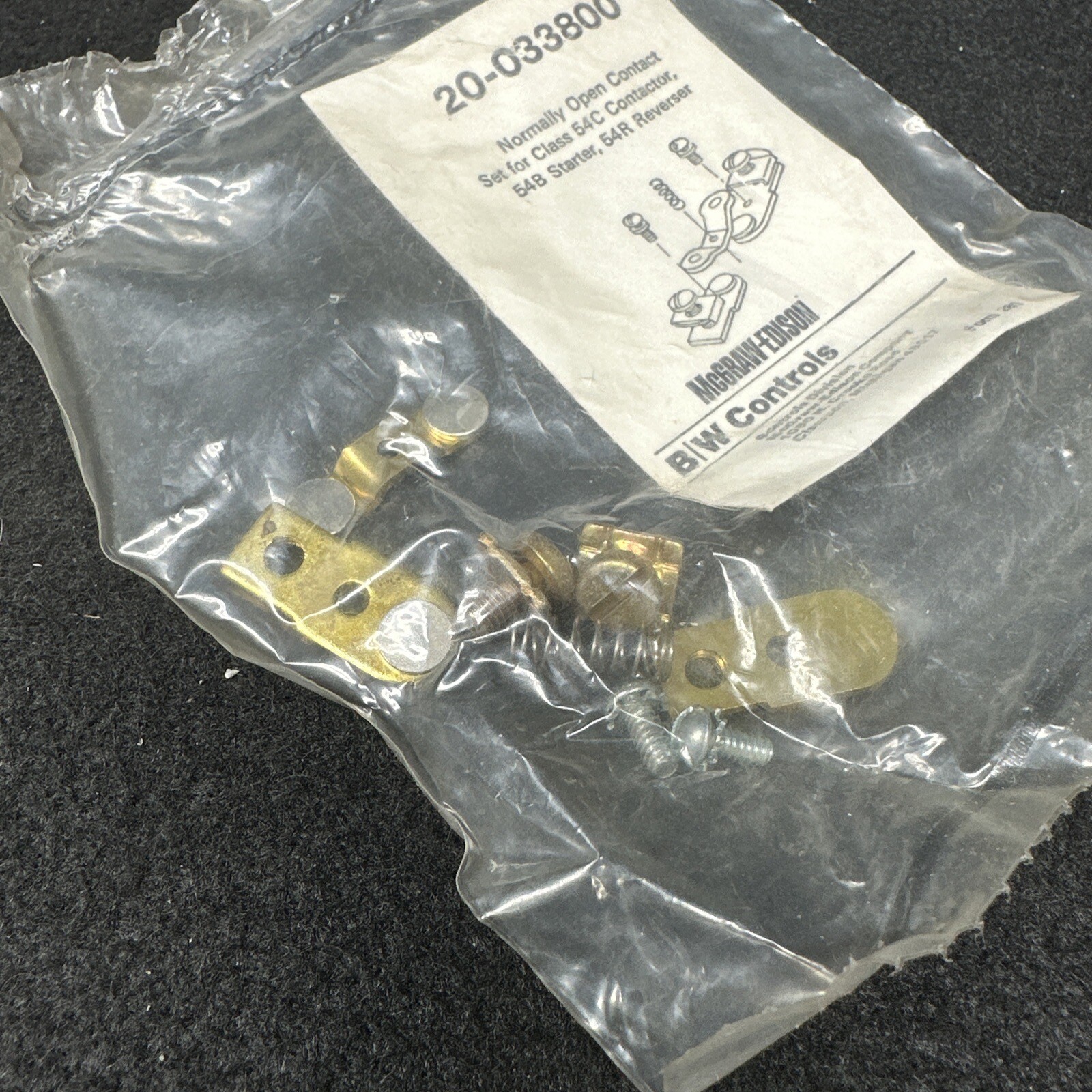 MCGRAW EDISON 20-038000 CONTACT SET (st741)