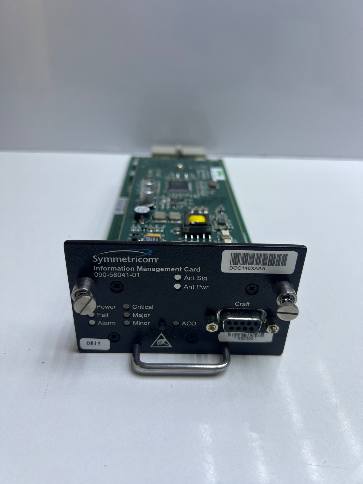 Symmetricom 090-58041-01 Rev E , information Management Card