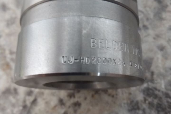 Belden UJ-HD2000x25 25mm Bore Diameter 1000 Max RPM Alloy Steel Universal Joint