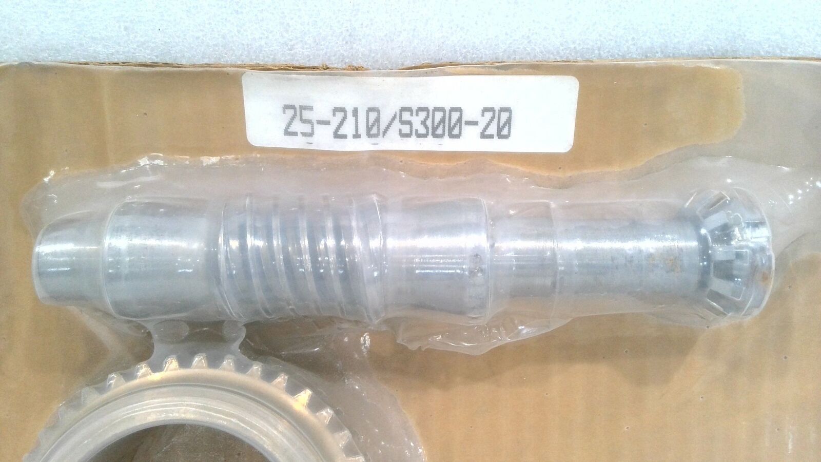 TEXTRON 25-210/S300-20 CONE DRIVE GEAR SET, WORM SHAFT & GEAR, 25-S300-20 LA258