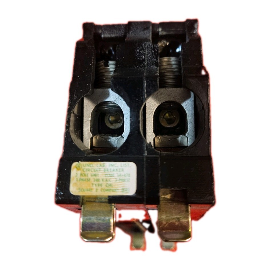 GOOD USED! SQUARE D 100A 240V 2-POLE CIRCUIT BREAKER Q1L-2100