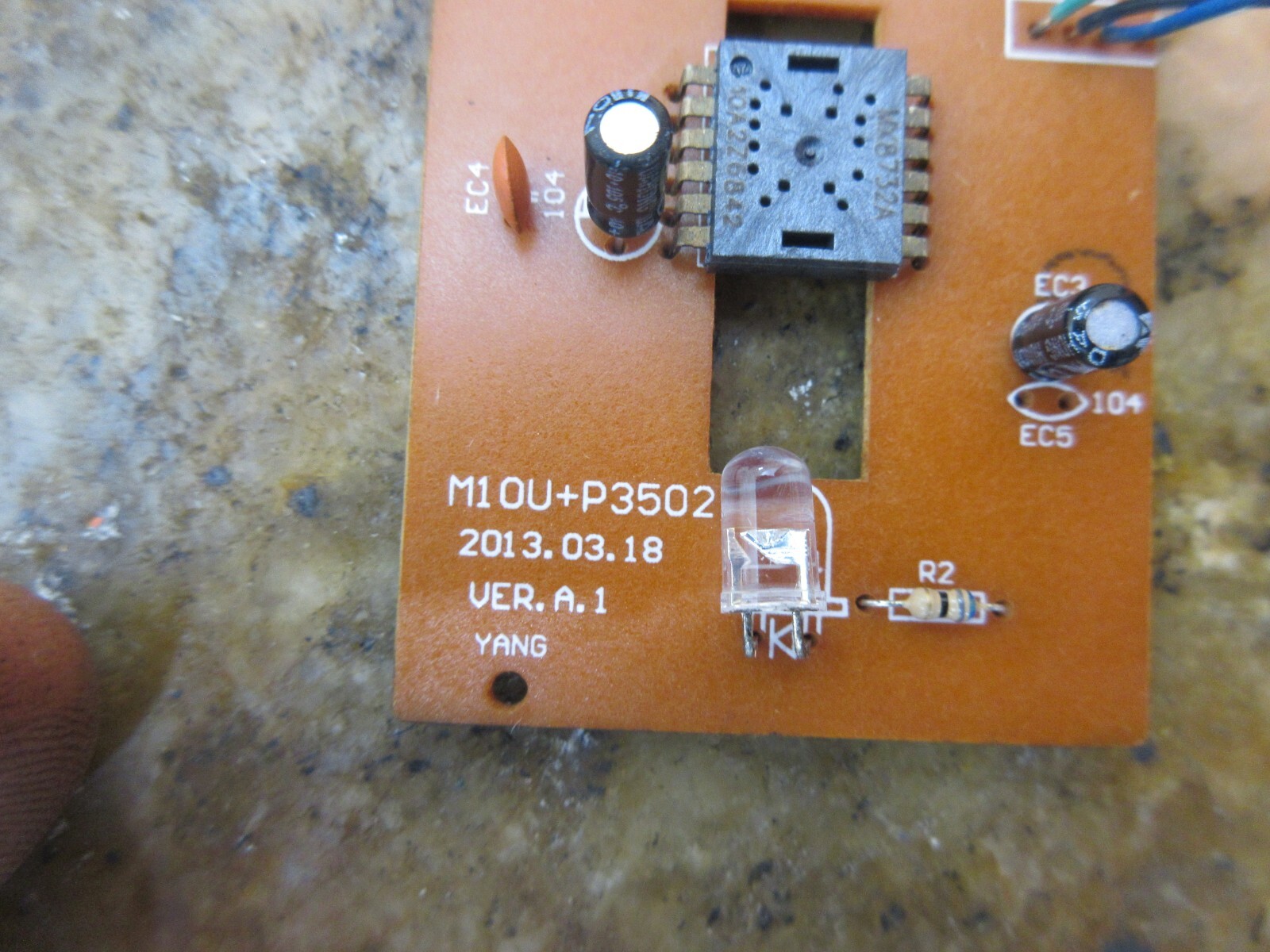 YANG BOARD 3502/3401 M1OU+P3502 2013.03.18 VER.A.1 M10 U+P3502 CINCINNATI CNC