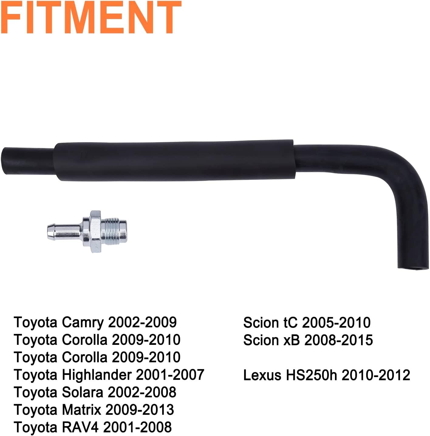 Engine PCV Valve and Hose Kit2.4L 4CYL.Fit for Camry Corolla Highlander Solar…