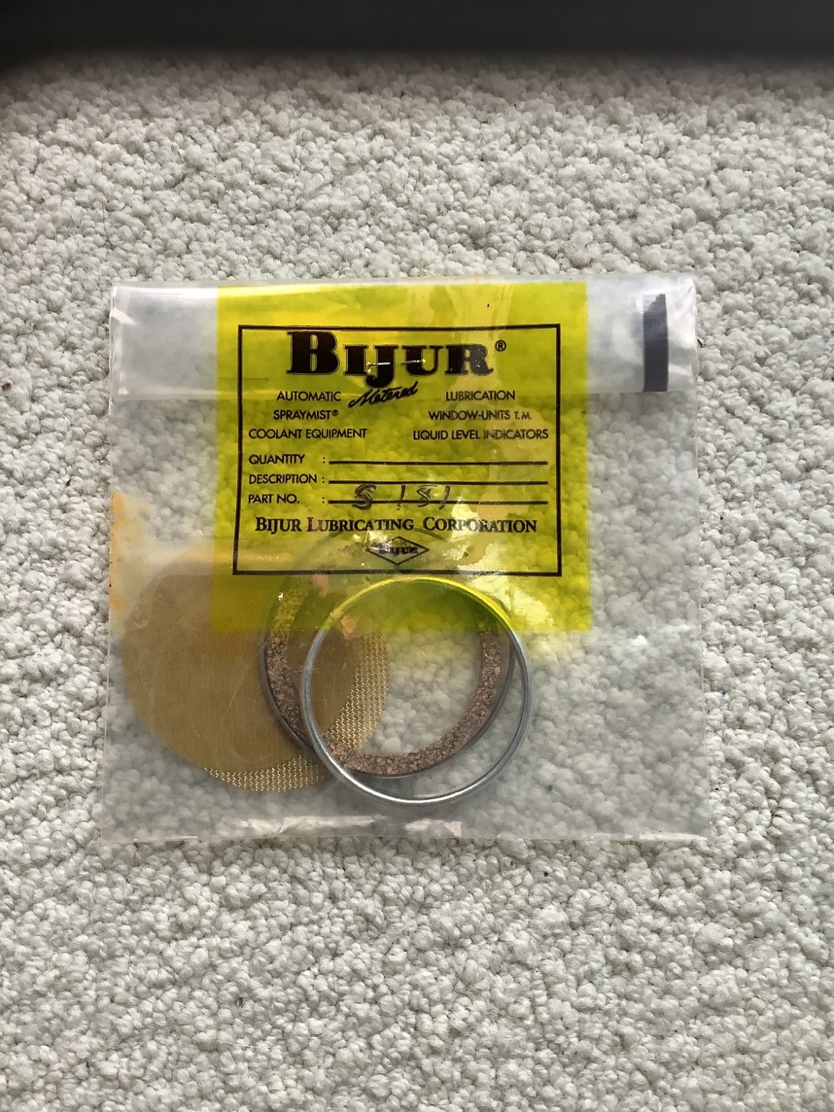 NEW BIJUR S-181 FILTER KIT