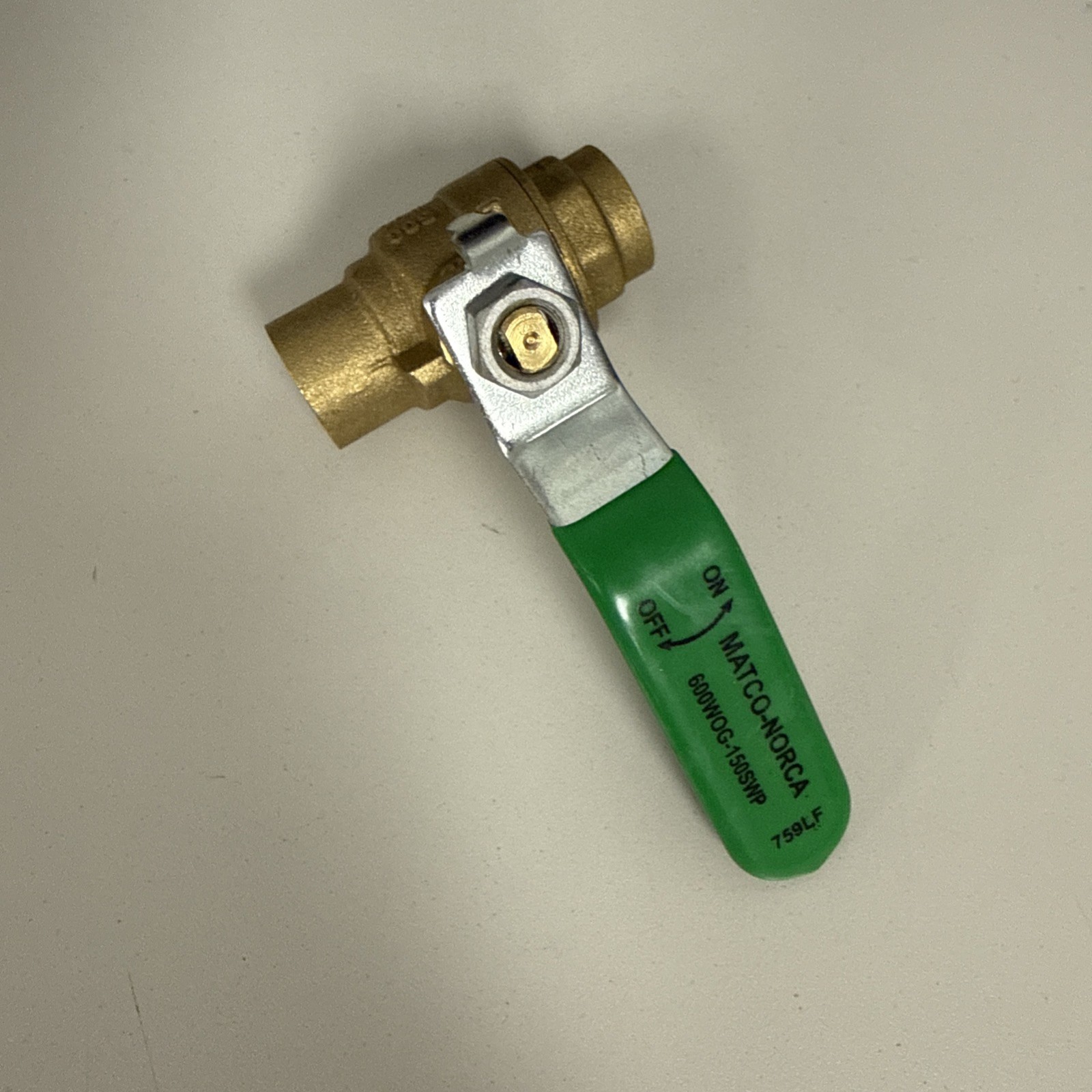 Matco-Norca 1/2″ Brass Ball Valve 759LF 600 WOG – 150 SWP