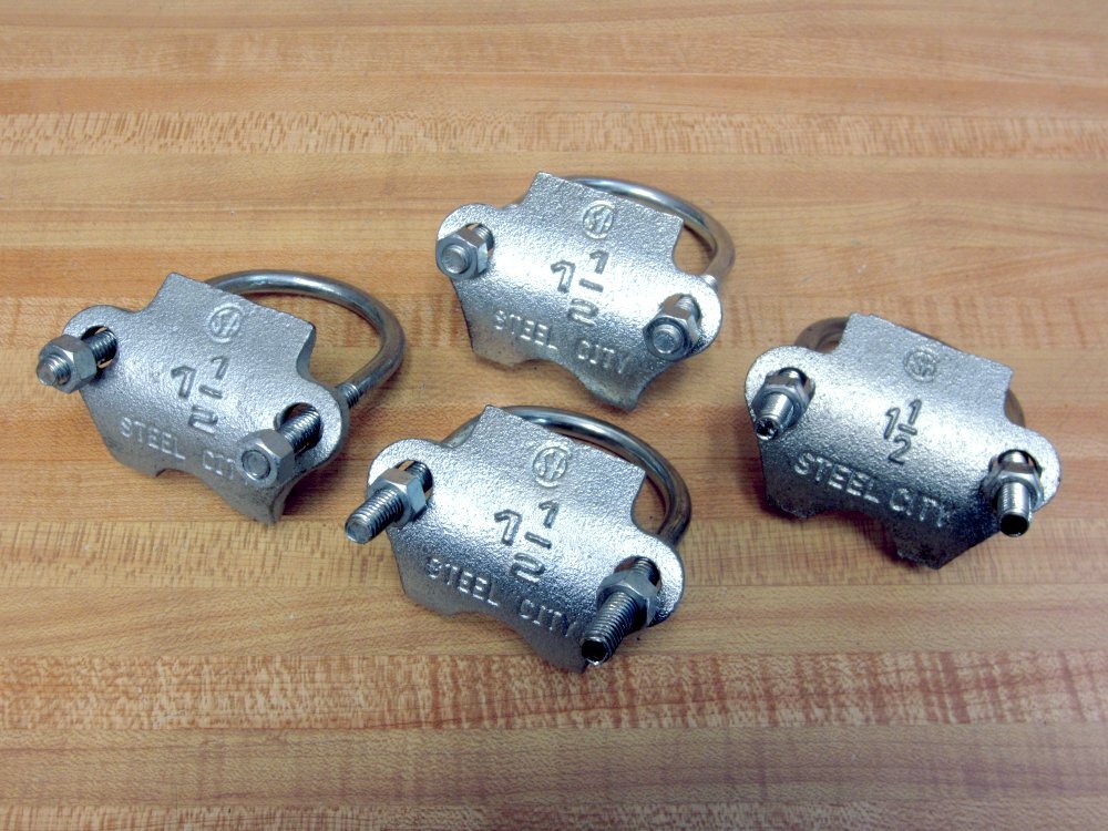 Steel City 1 1/2 Conduit Beam Clamp RC 1-1/2 (Pack of 4)