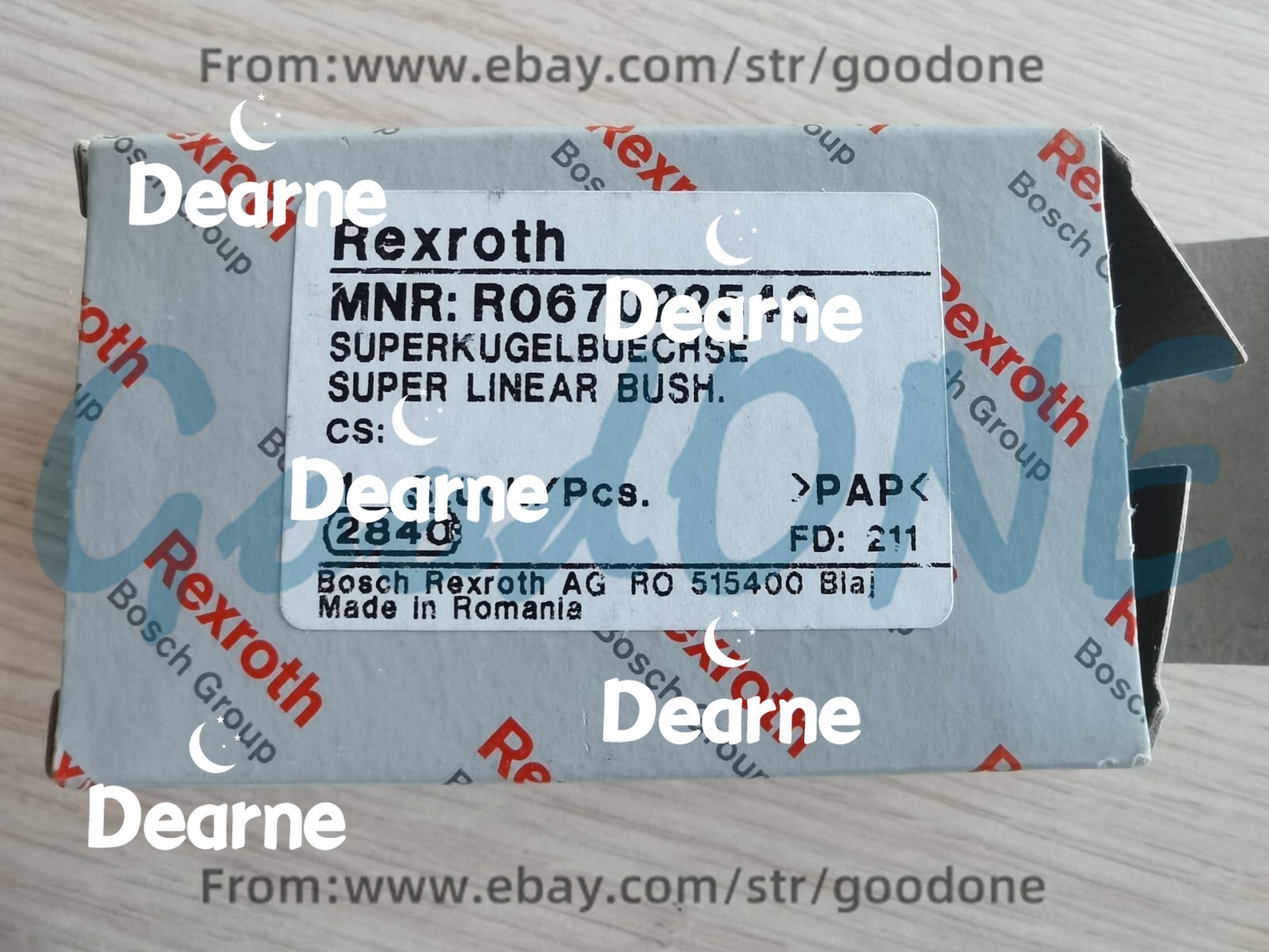 NEW R067022540 Rexroth Closed Type Ball Guide Linear Bearing 1PC
