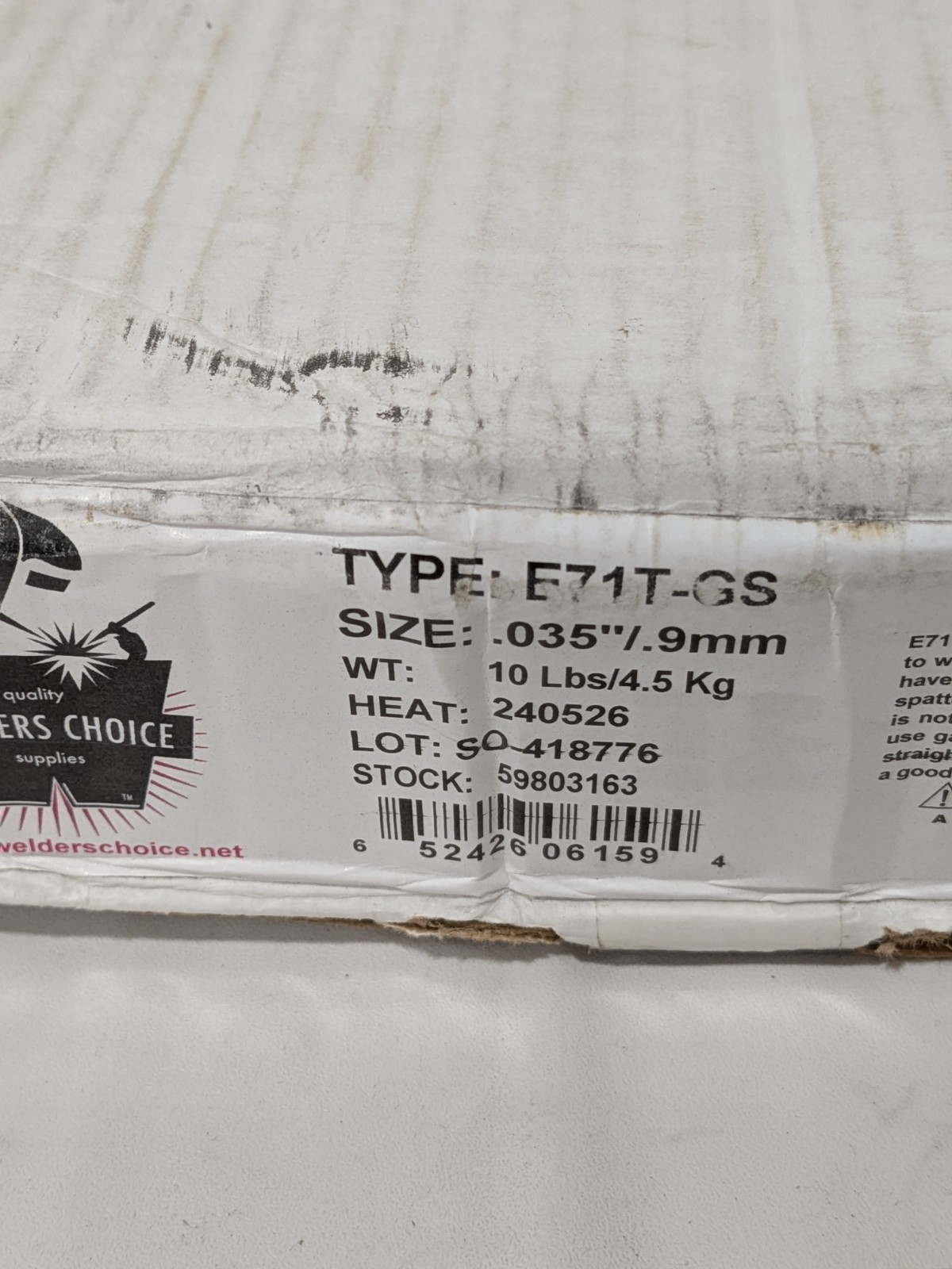 Welder’s Choice MIG Welding Wire, 0.0350″ Dia Flux Core Gasless E71T-GS 59803163
