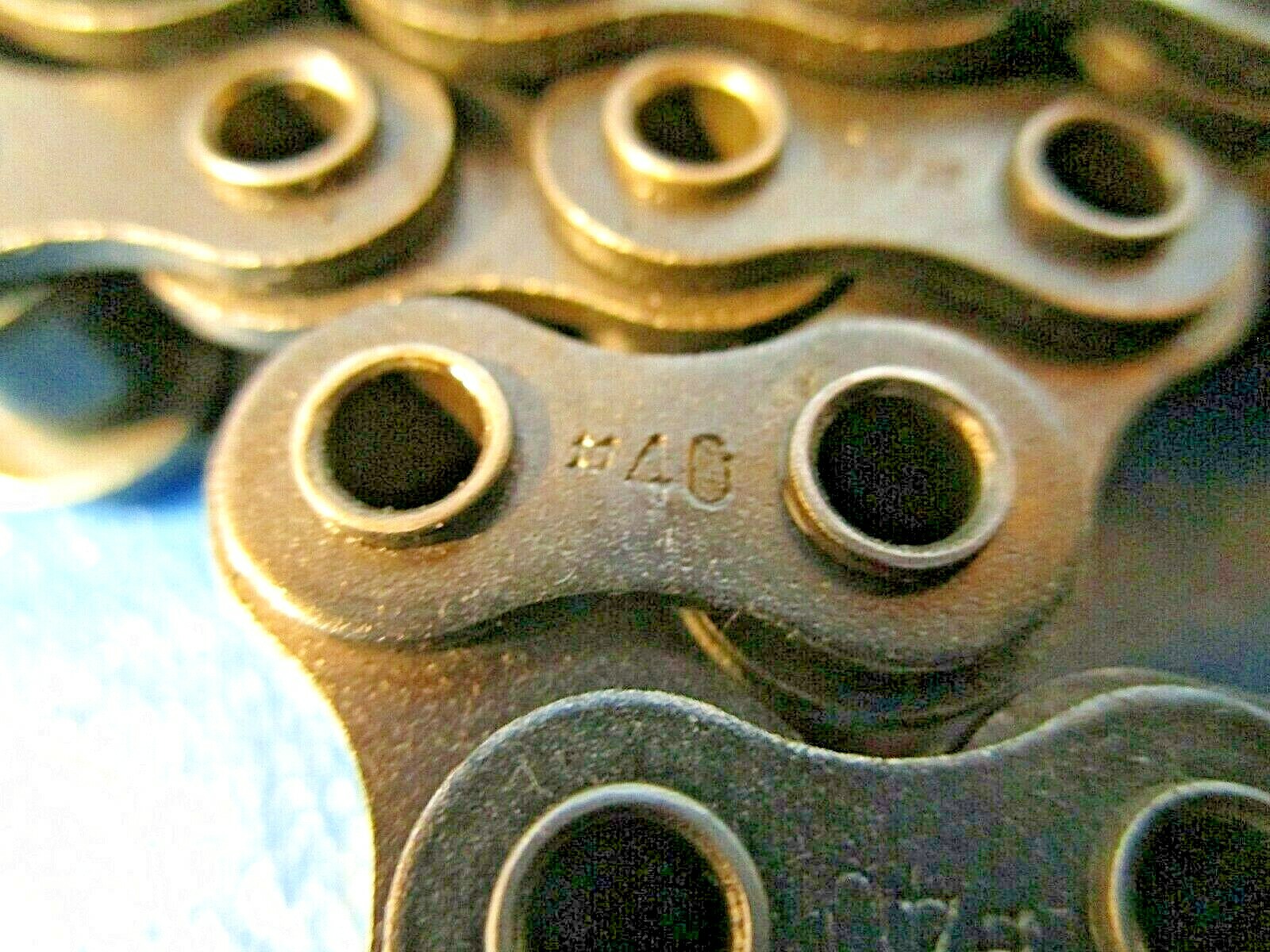 HKK, 40-1R HP, #40 Roller Chain, 10′, 240 Links, Japan (Morse, Rex, Tsubaki)