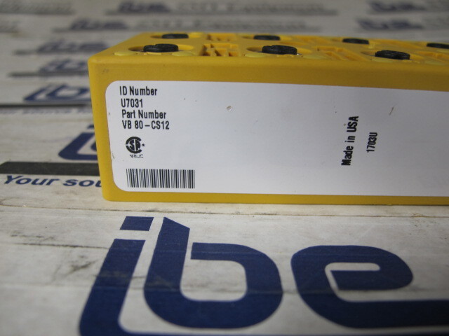 Lot of (4) Turck Eurofast Multibox 8 Port Box – VB 80-CS12 w/Warranty