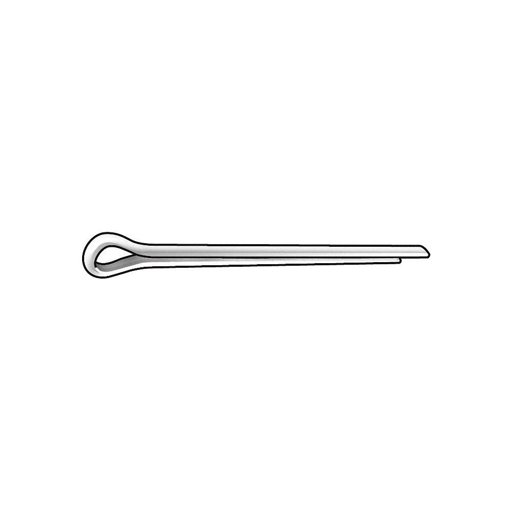 GRAINGER APPROVED U51700.007.0100 Cotter Pin,5/64 in dia,1 in L,PK100 41JY18