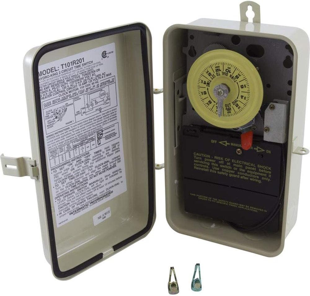 Intermatic T101R201 Time Switch 125 VAC 60 Hz 40 Amp SPST New