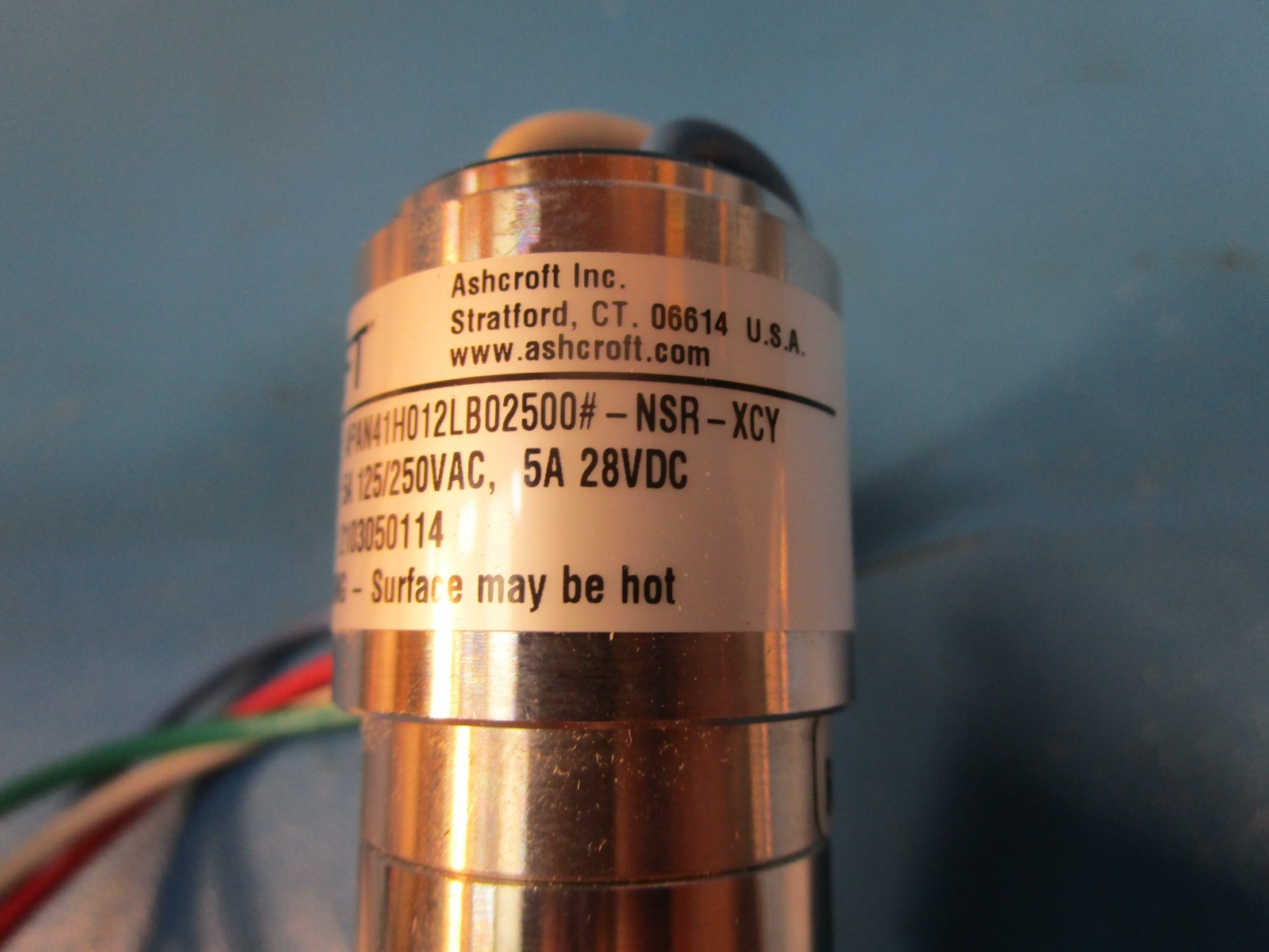 ASHCROFT APAN71H012CB02500#-NSR-XCY, Explosion Proof Pressure Switch