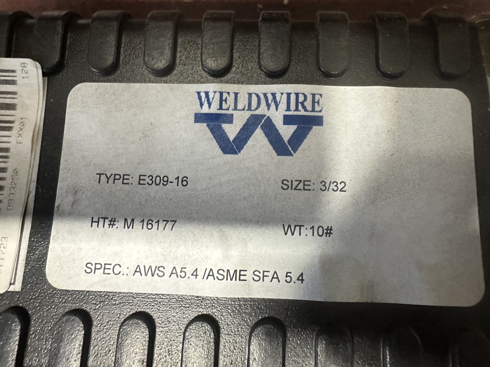 Weldwire E309-16, Welding Rod , 3/32″ x 12″, 10#, New in Case