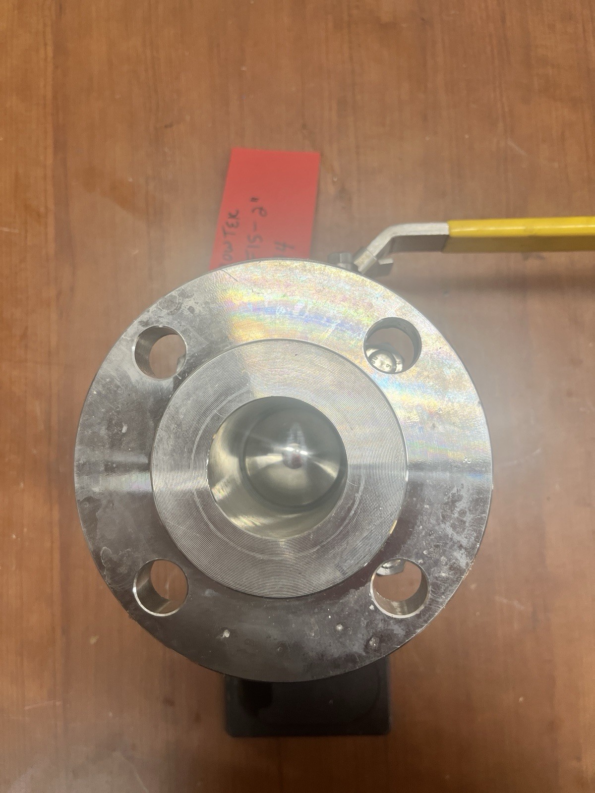 FLOW-TEK SS F15 1-1/2″ stainless VALVE 1-1/2-150 CF8M TFM-1600 275PSI 316 flange