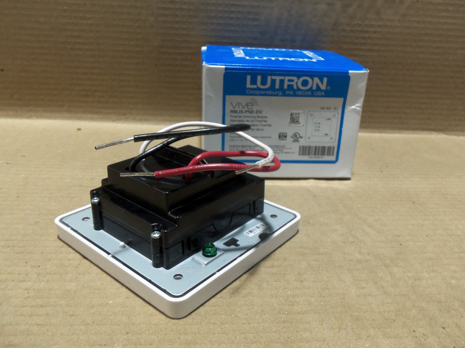 New Lutron RMJS-PNE-DV PowPak Dimming Module 120/277Vac 50/60Hz 450W