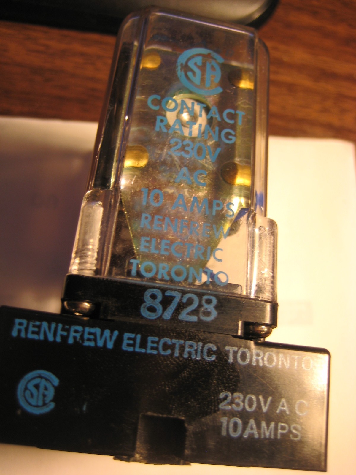 Struthers-Dunn 219DXBP 36VDC Control Relay 230V 10A