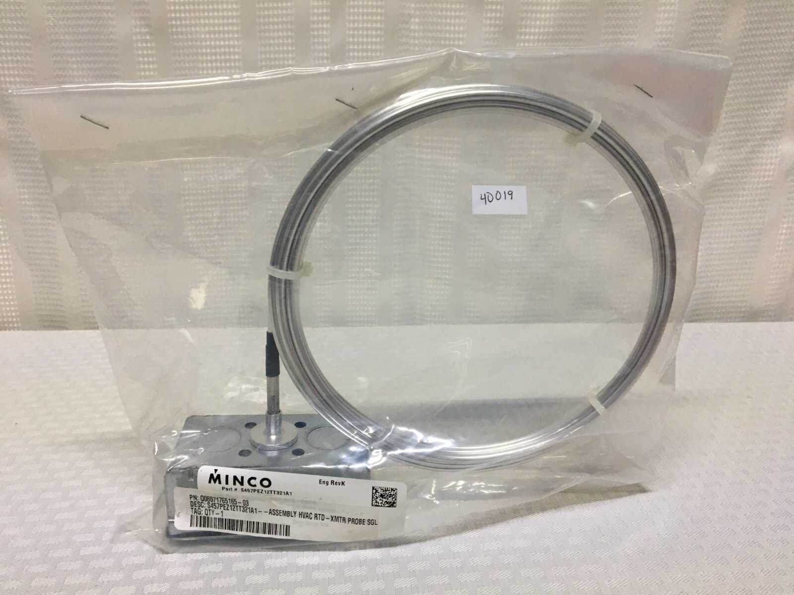 New! Minco S457PEZ12TT321A1 Temperature Sensor (#40019)