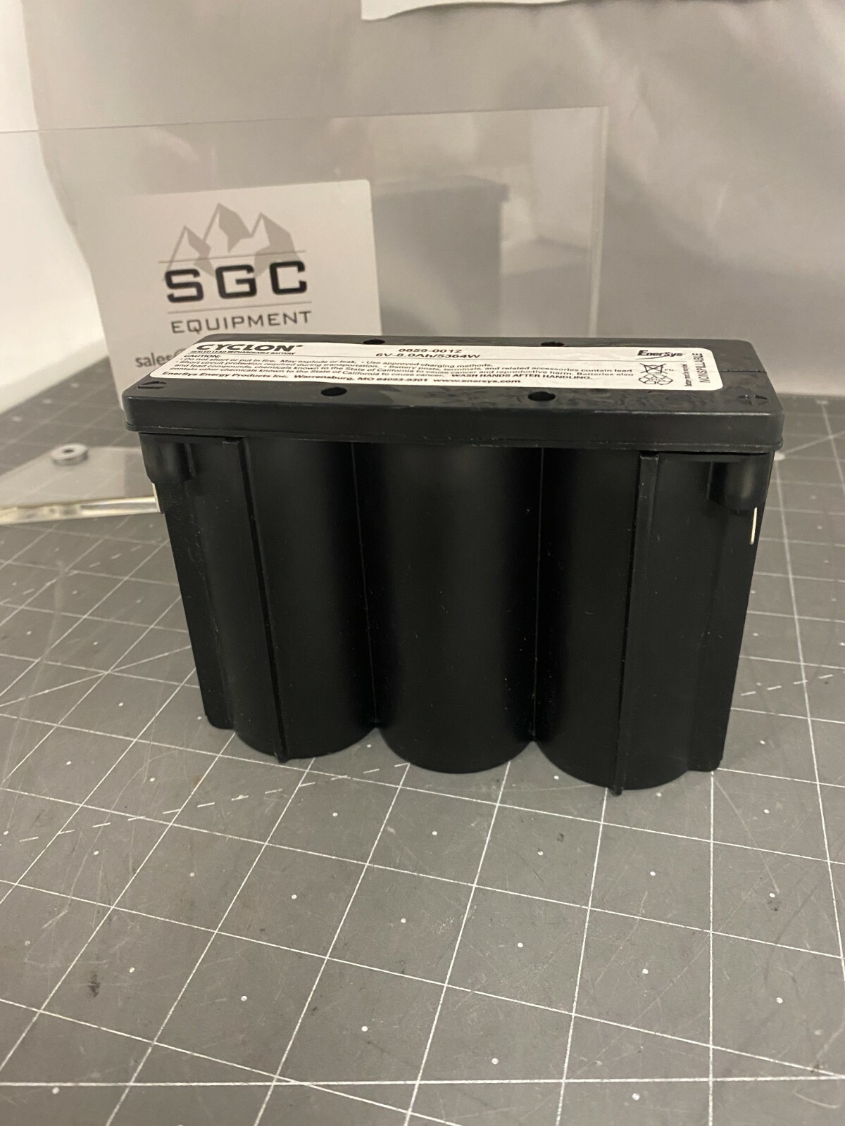 ENERSYS ENERGY PRODUCTS INC. 0859-0012 ASML 682-0292-068 RECHARGEABLE BATTERY