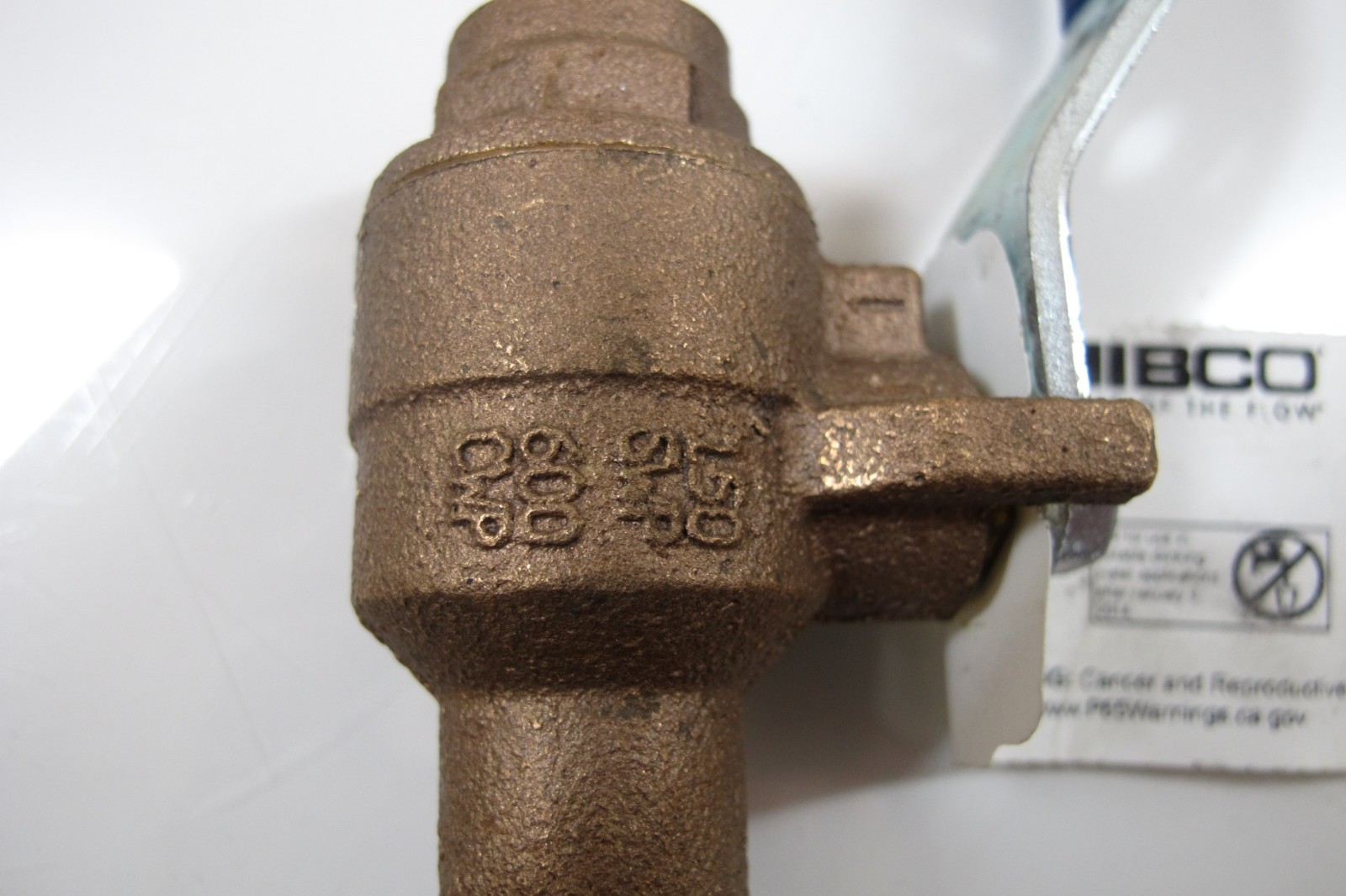 Nibco S-585-70 1/2″ 600# Brass Full Port sweat ball valve