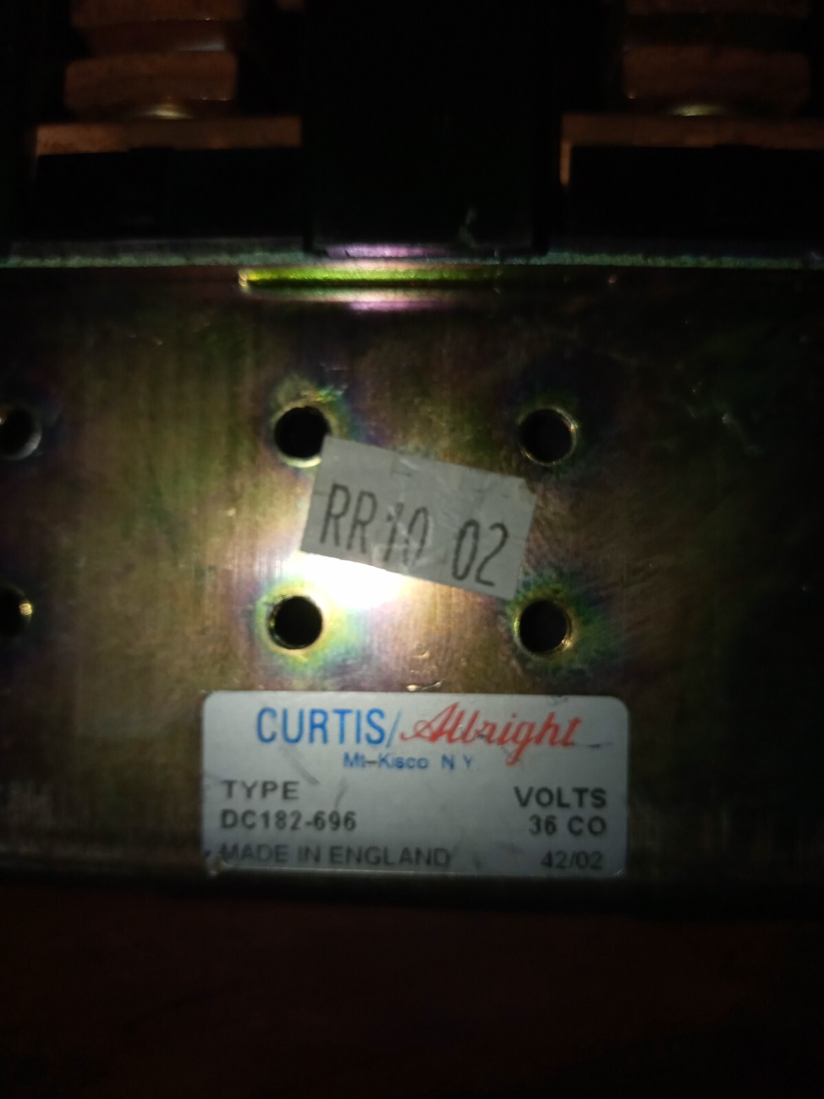 CURTIS/Albright TRANSFORMER DC182-696 36V Made in England