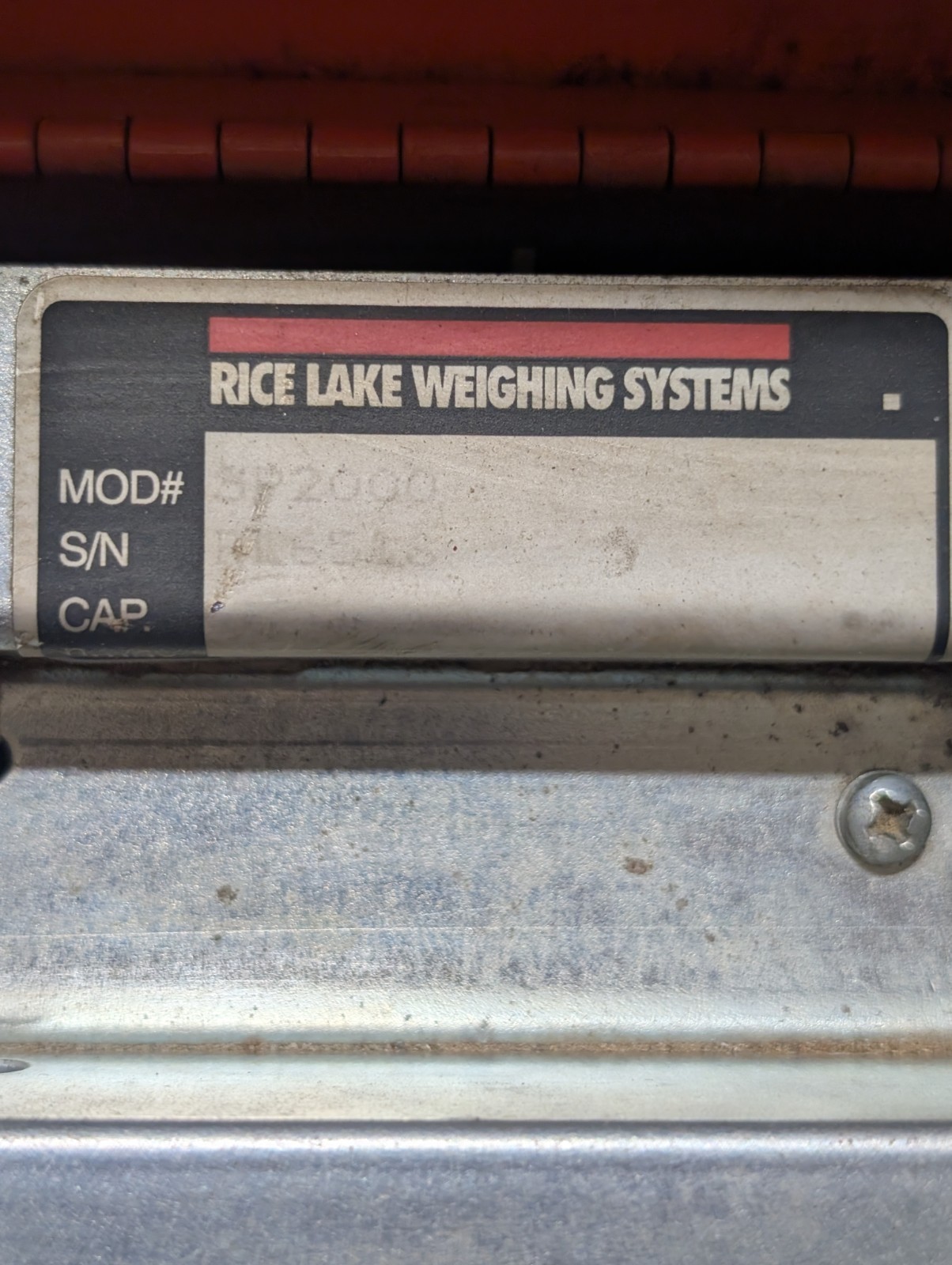 EATON UMC555AAAC-31 With RICE LAKE SP2000 / SP2000 (USED) Scale Display/Printer