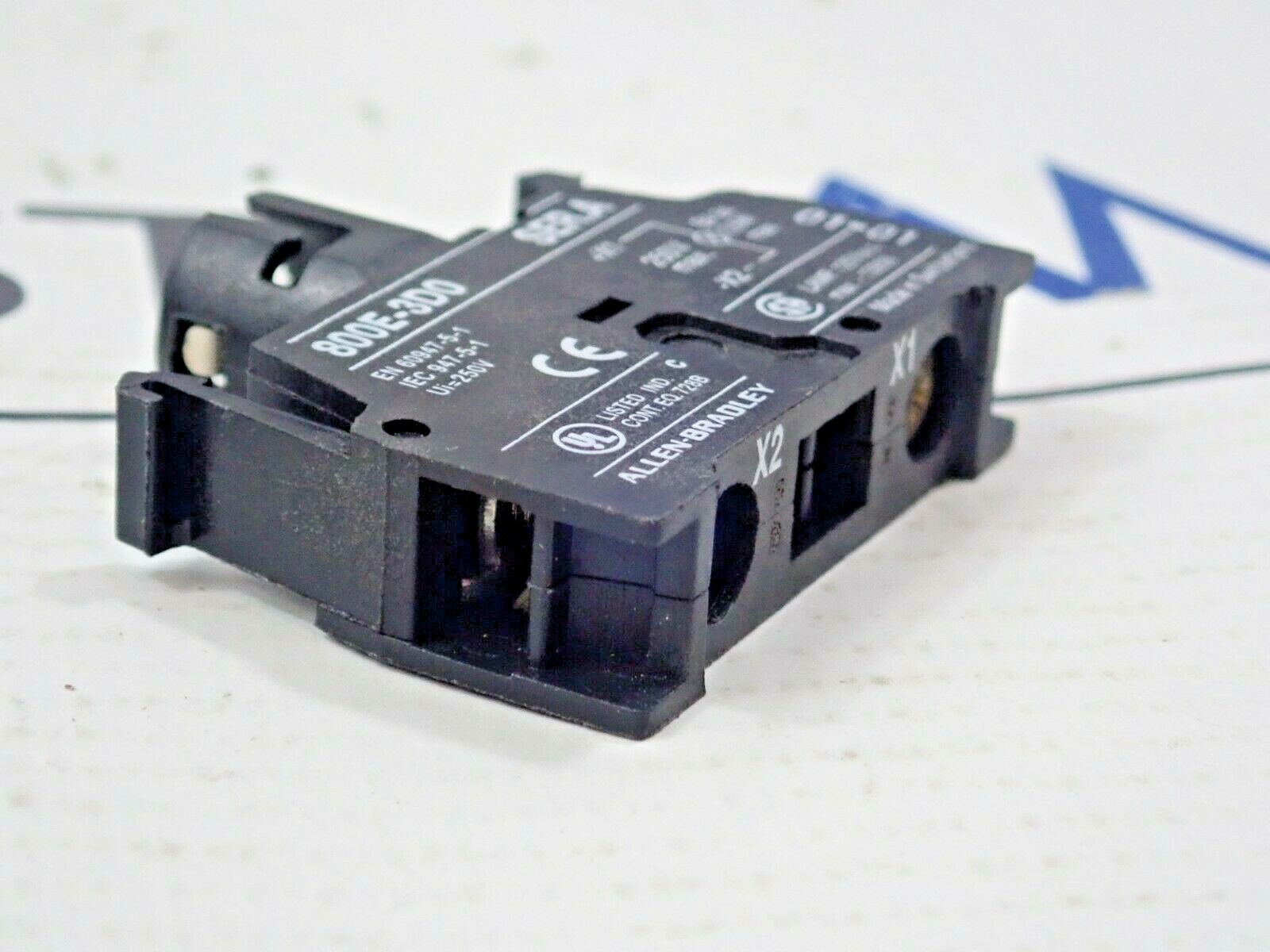 Allen Bradley 800E-3D0 Ser A Pilot light module 250V Lot of 3