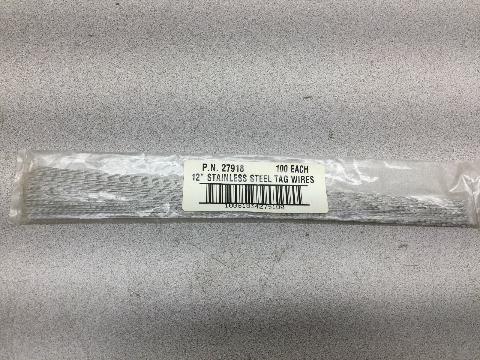 NEW IN BAG CH HANSON 12″ STAINLESS STEEL TAG WIRES 100 EA 27918