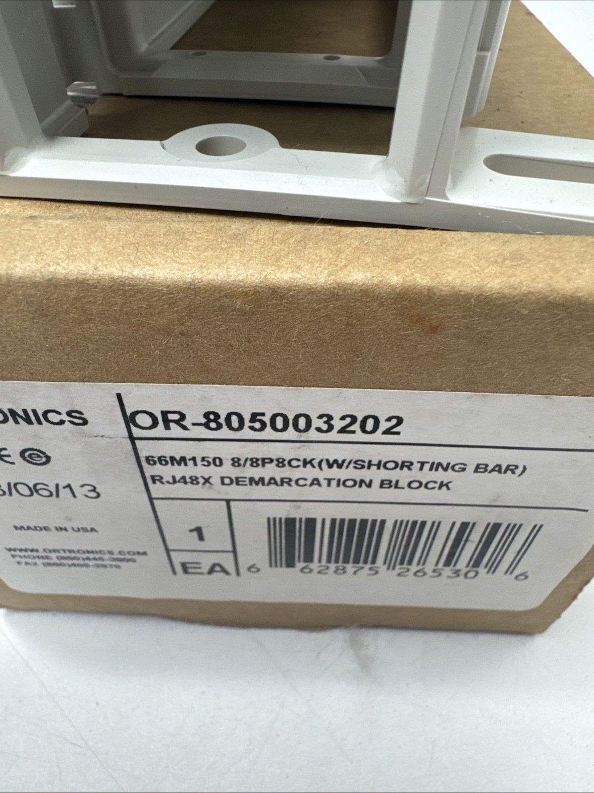 Ortronics 805003281 Communication Circuit Accessory Series 805 RJ48X